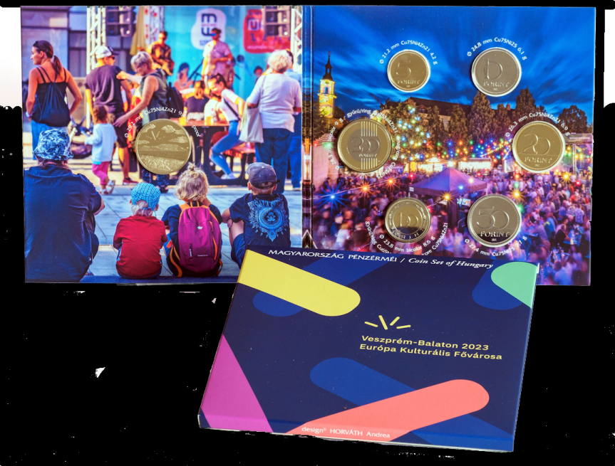 Hungary Proof Set 2023.  VeszpremBalaton European Capital of  Culture 2023