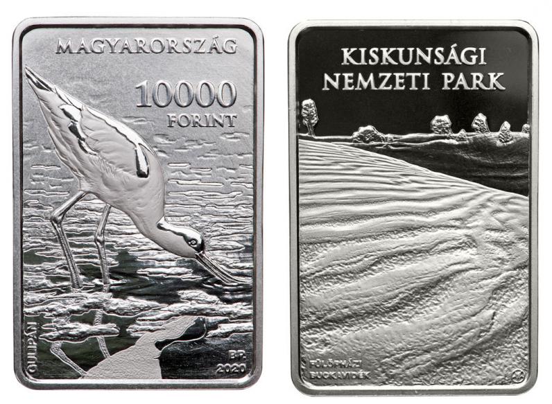 Hungary 10,000 Forint 2020. Kiskunsg National Park. Silver Proof