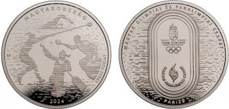 Hungary 15,000 Forint 2024. Team Hungary in Paris. Silver Proof