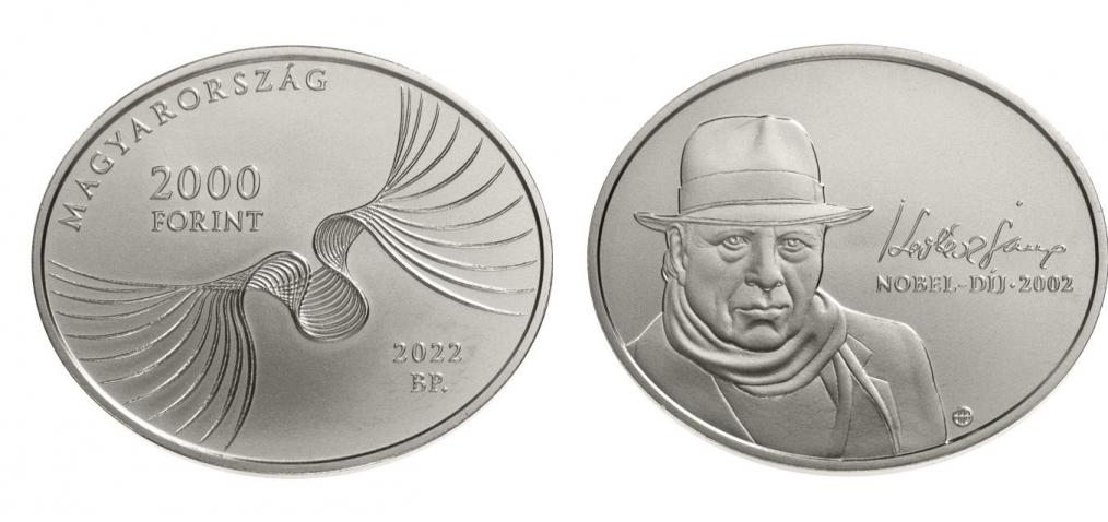 Hungary 2000 Ft. 2022. Hungarian Nobel Prize Winners-Imre Kertsz. Cu-Ni BU