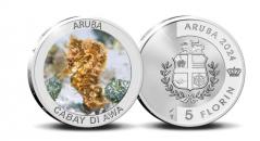 Aruba 5 Florin 2024. Cabay di Awa Silver Proof