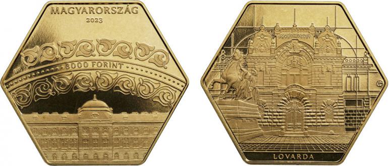 Hungary 3,000 Forint 2023. Lovarda, National Riding Hall. Nordic Gold. BU